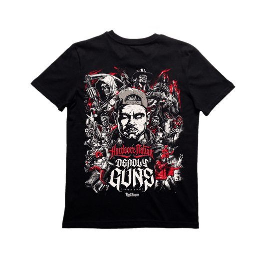 Deadly Guns Hardcore Nation Album Shirt