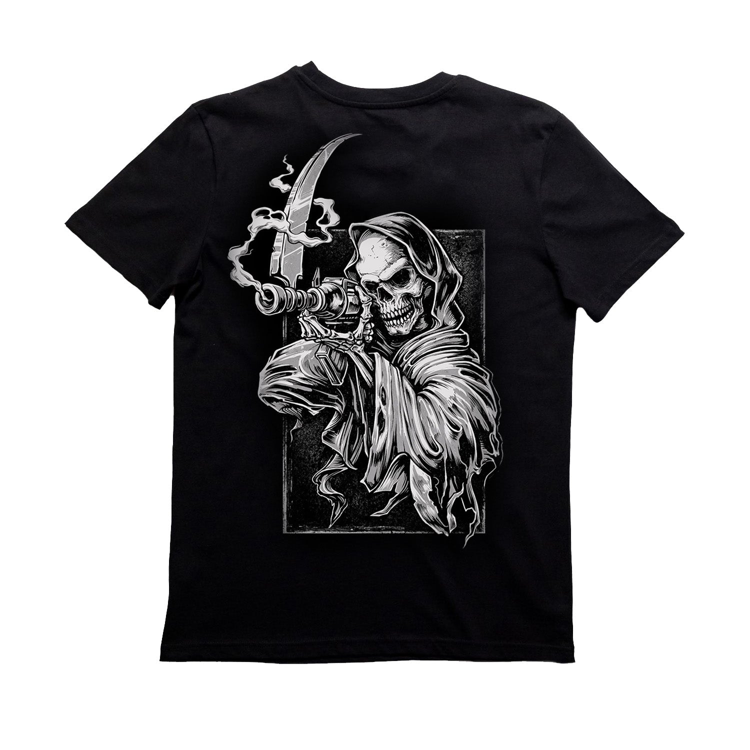 Black Reaper Comic Shirt - Black