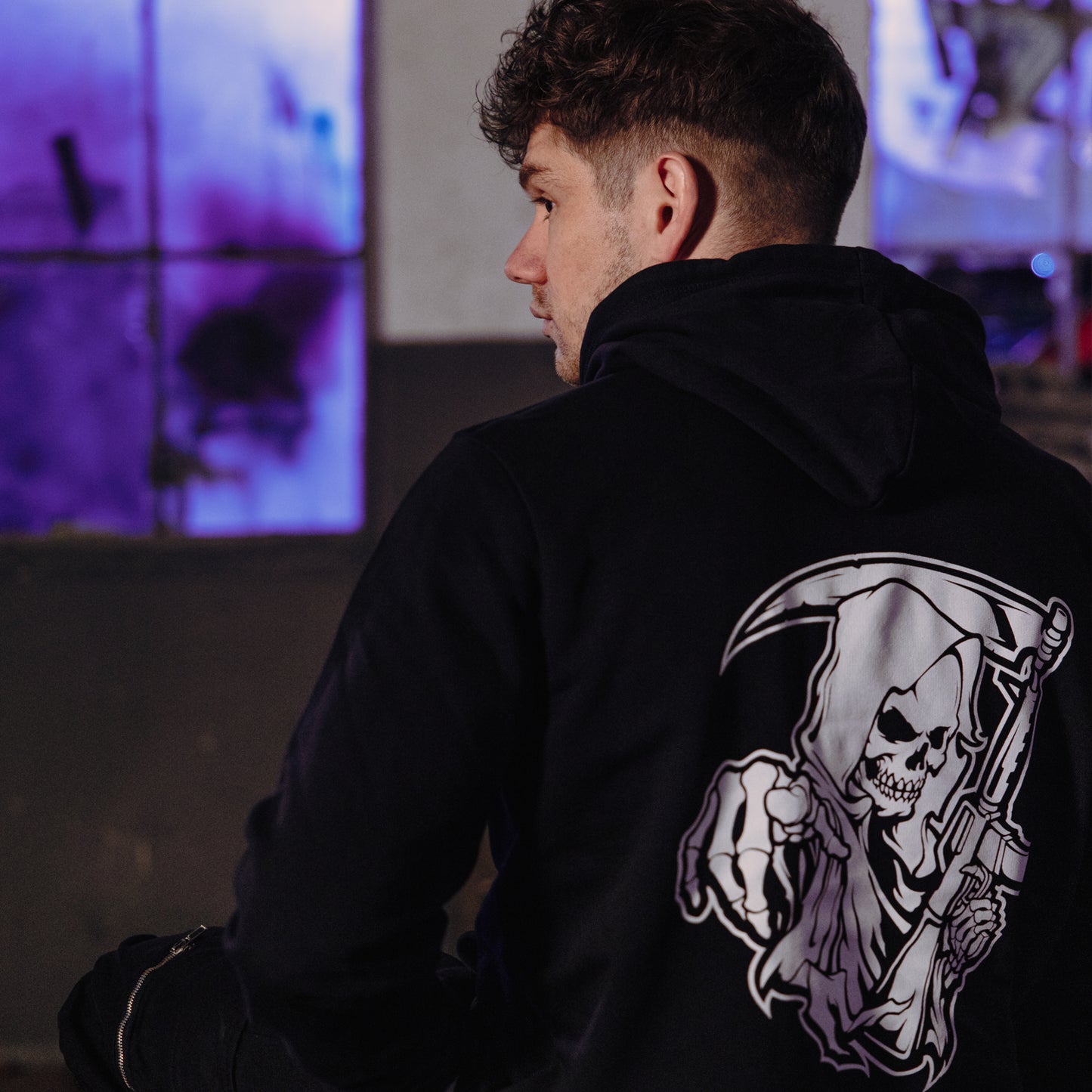 Black Reaper Hoodie - Black